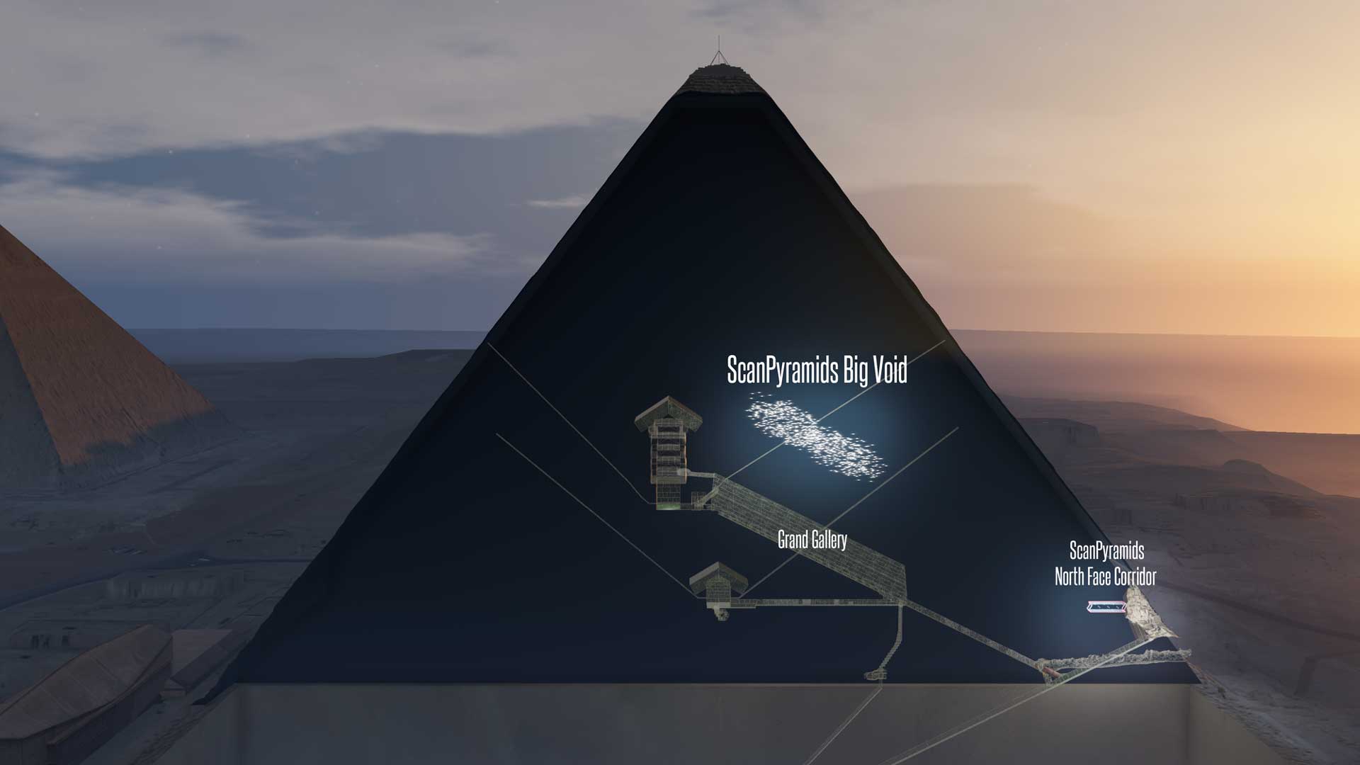 Die Große Pyramide von Gizeh: Geheime Kammern.