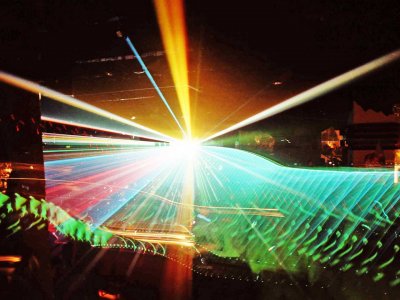 Installation und Programmierung der Laser-Show im Only One Megaclub (1989)