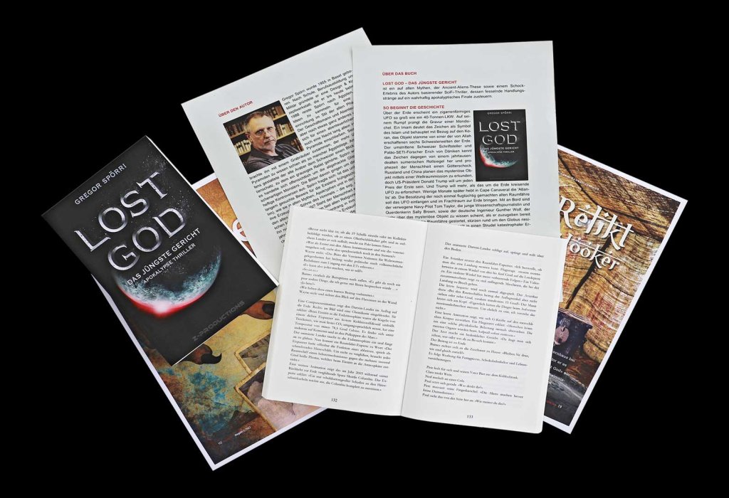 Reading samples and information about the novel: LOST GOD - The Last Judgment.
